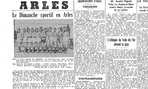 Article du Petit Marseillais, mardi 8 octobre 1940 (Arch. Arles,H960)