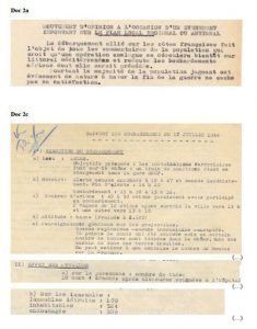 Compte rendu du bombardement du 17 juillet 1944 (Arch. Arles, H1025)