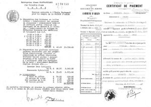 Dommages de guerre, École Portagnel (Arch. Arles, H 1039)