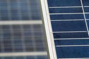 Capteur photovoltaïque sur le Domaine de la Palissade