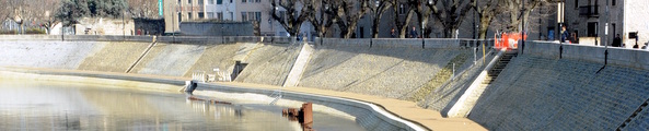 Les quais du Rhône Photo P. Mercier / Ville d'Arles