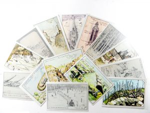 Cartes postales La baïonnette et le crayon