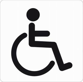 Accès aménagé pour personnes à mobilité réduite Accès PMR Parc du centre